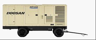 1000 cfm portable diesel screw air compressor