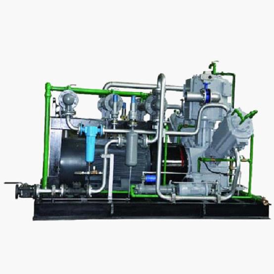 High pressure oil free piston air compressor