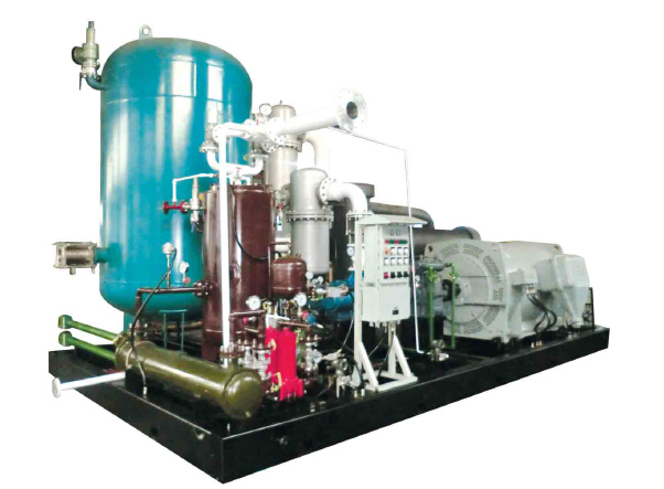 Biogas screw gas compressor screw type